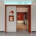 Cozy Hotel Mahjong Room Interior With Mahjong Table And Chairs