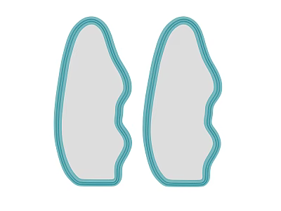 Living goods mirror 3d model