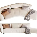 Modern Multiplayer Sofa 3d model