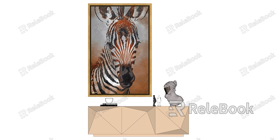 Modern Animal Painting Decorative Painting model