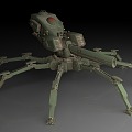 mechanical spider 3d model