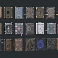 Mage Weapon Magic Book 3d model