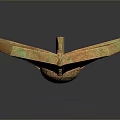 Medieval Shield Ancient Shield Defensive Weapon Ancient Shield Iron Shield Protective Shield Wooden Shield 3d model