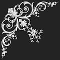 European-style carved gypsum carved components 3d model