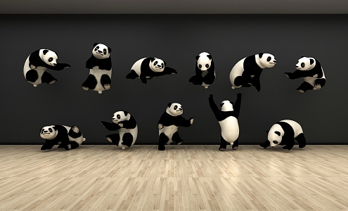 Modern Panda 3d model