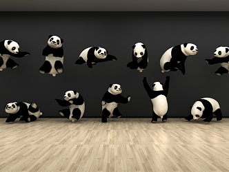 Modern Panda 3d model