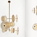 Modern lamp combination 3d model