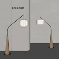 New Chinese Style Chinese Floor Lamp Middle Ancient Floor Lamp Fishing Lamp 3d model