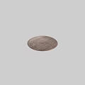 Brown Textured Square Rug Ideal For Modern Home Living Room Decor