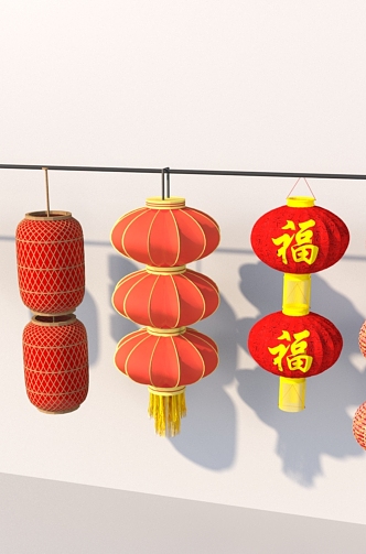 Lantern life supplies 3d model