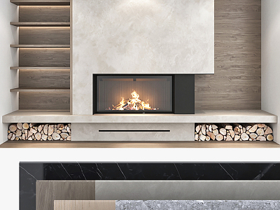 Modern Fireplace model