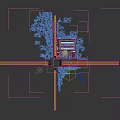 Modern Industrial Factory Complex With Solar Roof Green Surroundings Parking Area And Road Access