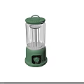 Two Green Electric Heaters With Transparent Cover Handle And Knob Control