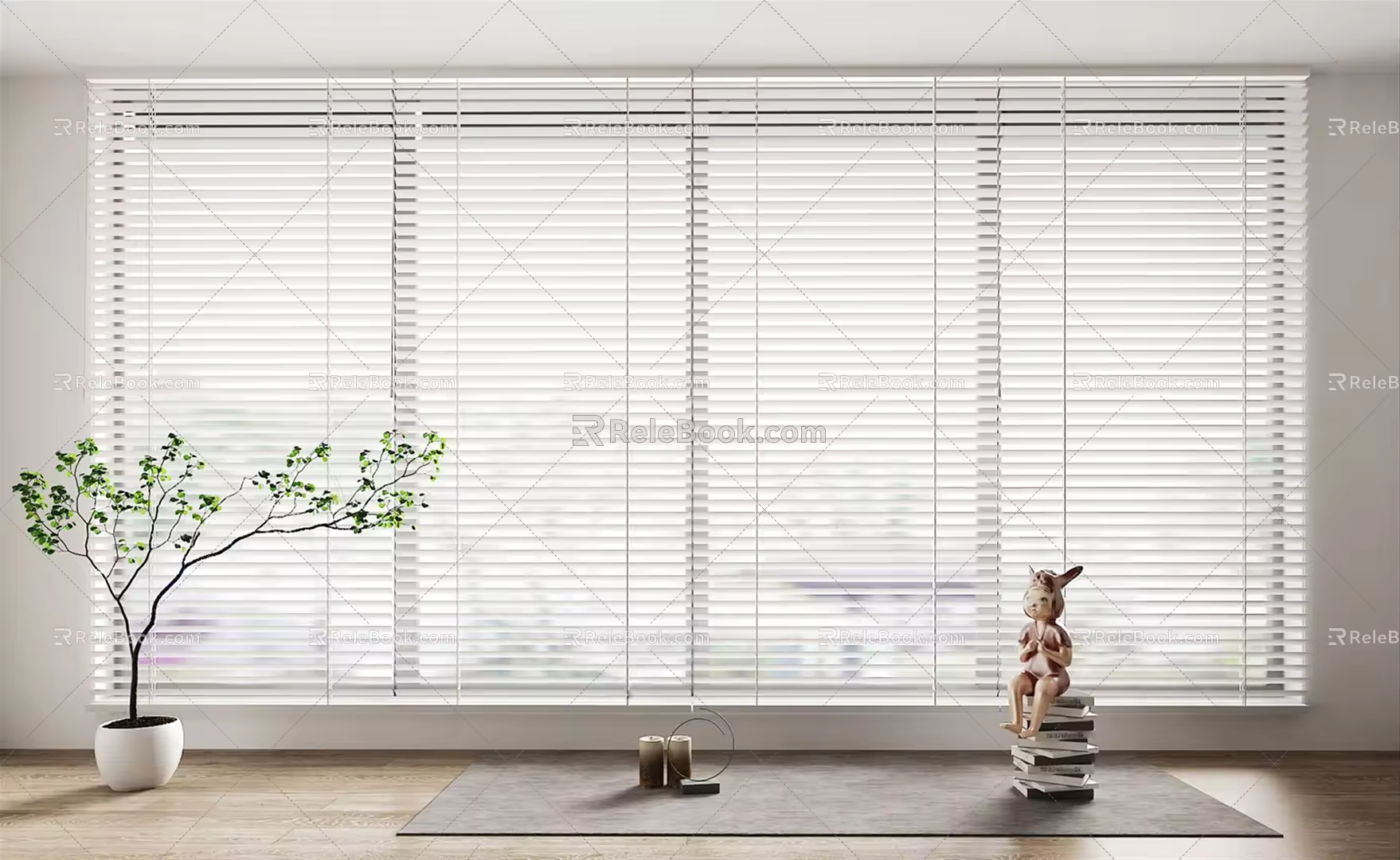 Modern venetian blinds venetian blinds 3d model