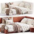 Cozy Modern Upholstered Kids Bed With Delicate Ruffle Bedding And Multiple Optional Colors