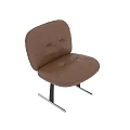 Brown Leather Sofa And Coffee Table Combination With Black Metal Legs Modern Living Room Design