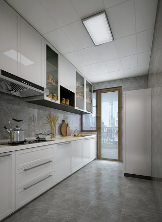 Modern Kitchen 3d model