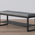 Sofa Bench Bench Bench Bench Shoe Changing Bench Furniture 3d model