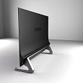 Sleek Modern TV Displaying Vibrant Animated Characters In Clean Minimalist Room Setting