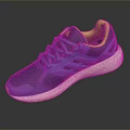 Blue And Yellow Sports Sneakers With Breathable Mesh Upper And White Sole