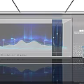 Modern Glass Display Shelves With LED Lighting For Retail Product Showcase Design