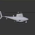 White Helicopter With Main Rotors Tail Rotor Landing Gear And Aerodynamic Design