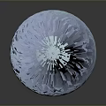 Industrial Metallic Spherical Equipment Featuring Spiral Stripes Shiny Reflective Surface And Sturdy Base