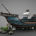 Style Boat 3d model