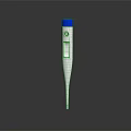 Accurate Digital Medical Thermometer With Blue Top White Body And LCD Display For Temperature Measurement
