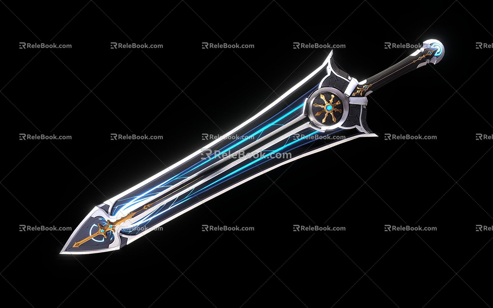 Long Sword Sword Fantasy Sword model