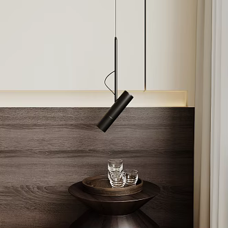 Small chandelier bedside chandelier bedside lamp 3d model
