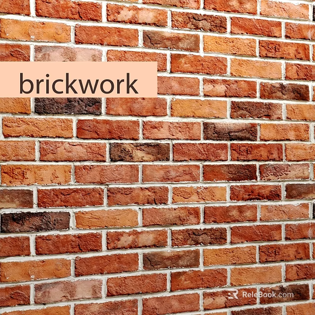 Textured Red Brick Wall Design For Interior Decor And Home Styling 3d model
