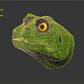 Lizard Anime Lizard Cartoon Lizard Reptile Cold Blooded Animal Reptile 3d model