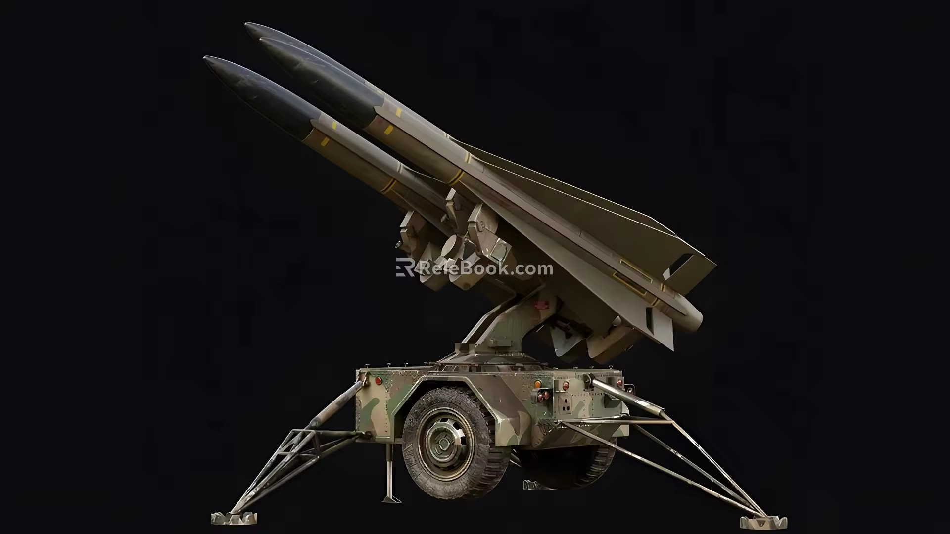 missile launcher 3d model