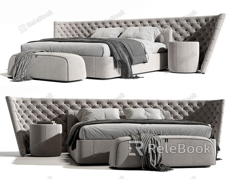 Modern Double Bed model