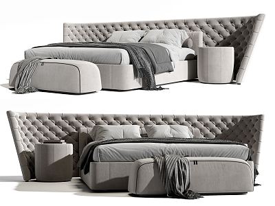 Modern Double Bed model