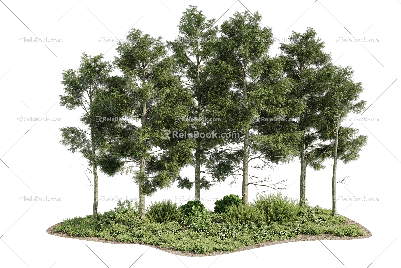 Modern Tree Outdoor Plant Landscape 3d model