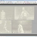 Basketball Player Sculptures With 24 And 23 Jersey Numbers In Dynamic Poses
