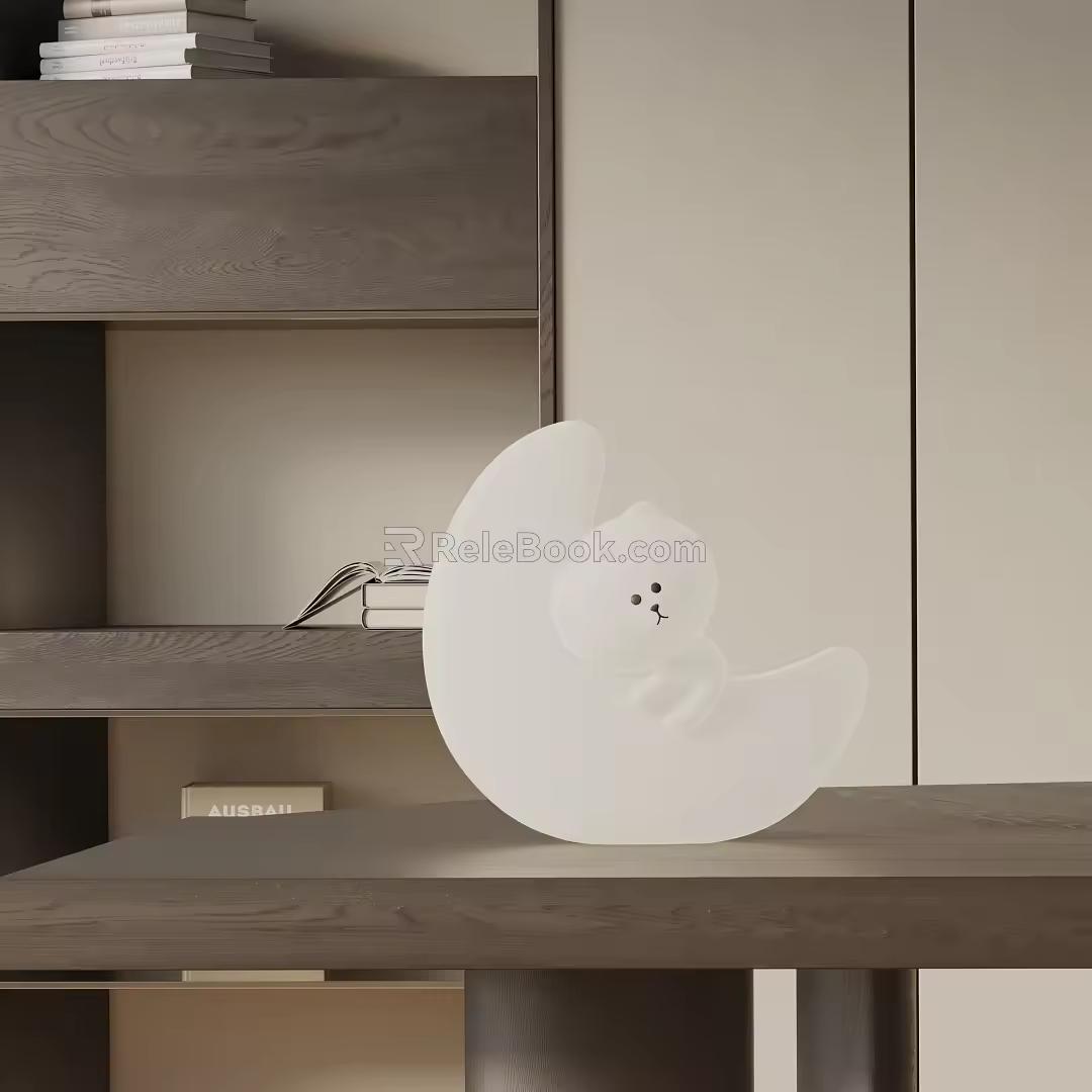 Modern table lamp 3d model
