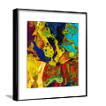 Modern abstract painting decorative hanging painting 3d model