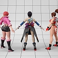 Game Role King of Fighters Soul Arcade Sexy Charmie Charmie Shamil Mowless Fire Dance shiki Beauty 3d model