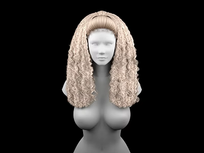 Modern Hairstyle 3d model