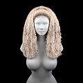 Modern Hairstyle 3d model