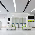 Modern Bank Interior With Self service Kiosks Comfortable Seating And Digital Screens