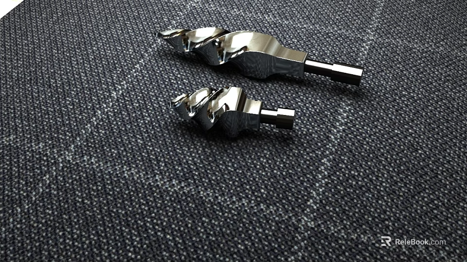 High Quality Metal Drill Bits With Smooth Surface For Professional Drilling Applications 3d model