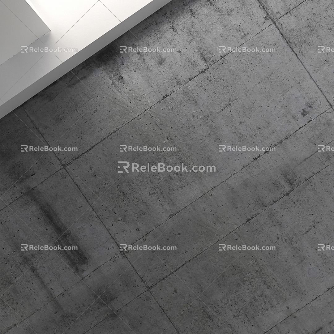 Concrete floor slab 3d model