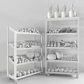 Fresh Assorted Fruits Neatly Arranged On Wooden Shelves With Multiple Varieties