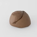 Brown Bean Bag Chair Soft Comfortable Design For Living Room Relaxation