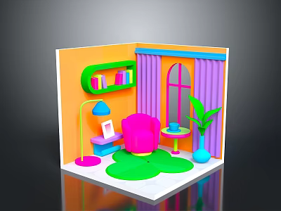 Modern Commercial Office Equipment Featuring Ergonomic Desk Printer And Filing Cabinet 3d model