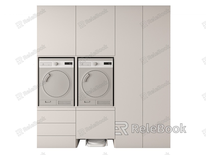 Washing machine cabinet model